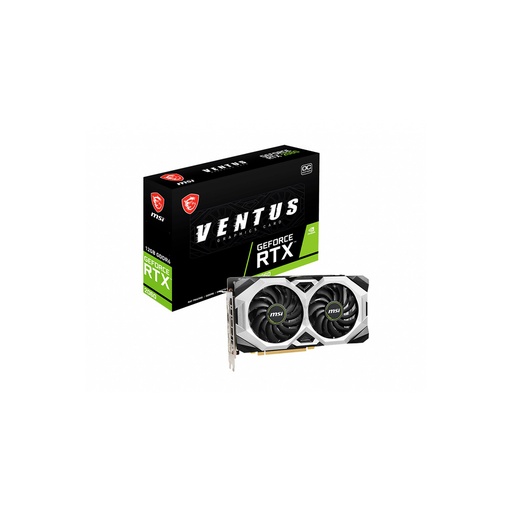 [RTX 2060 VENTUS 12G OC] Tarjeta De Video Msi Rtx 2060 Ventus 12G Oc 12Gbddr6 1680 Mhz 3*Dp 1*Hdmi