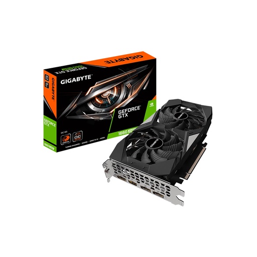 [GV-N166SOC-6GD] Tarjeta De Video Gigabyte Gv-N166Soc-6Gd Gtx 1660 Super Oc 6G Ddr5 192Bit Hdmi*1 Dp*3