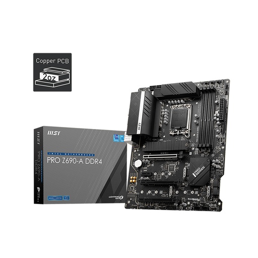 [PRO Z690-A DDR4] Tarjeta Madre Msi Pro Z690-A Ddr5200Mhz Dp Atx