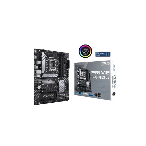 [PRIME H670-PLUS D4] Tarjeta Madre Asus Prime H670-Plus Ddp Pcie-4.0 Atx