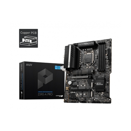 [Z590-A PRO] Tarjeta Madre Msi Z590-A Pro Socket 1200 5333 3*M.2 1*Dp 1*Crossfire Atx