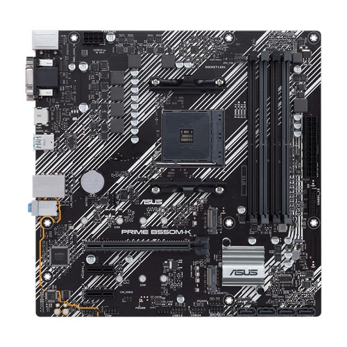 [PRIME B550M-K] Tarjeta Madre Asus Prime B550M-K, Amd Am4 3Ra Gen 2Xm.2, 1Xpcie 4.0
