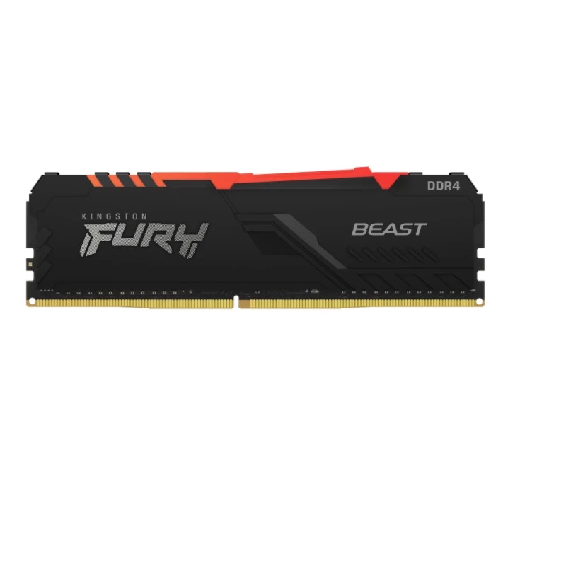 [KF426C16BB1A/16] Ram Dimm Kingston Fury Beast 16Gb Ddr4 2666Mhz Cl16 Negro Rgb Kf426C16Bb1A 16