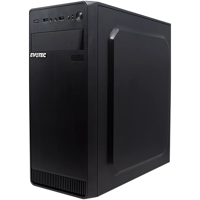 [EV-1004] Gabinete Evotec Atx Con Fuente 600W 1Xusb3.0 1Xusb2.0 Negro Ev 1004