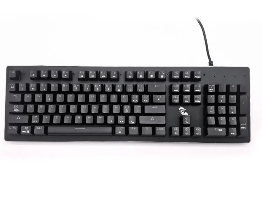 [RAIJU-MK01] Teclado Raiju Gaming Mecanico Pjt Dkb551 Cable 1.5 M Negro Raiju