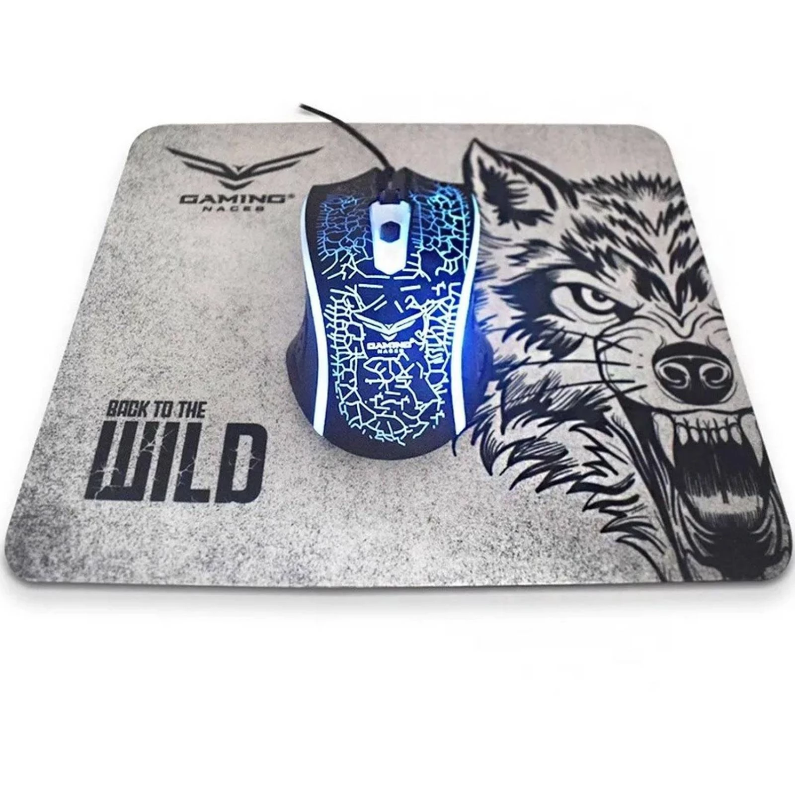 [NA-632] Kit Naceb Mouse Optico Gamer 1200Dpi Y Mouse Pad Na 632