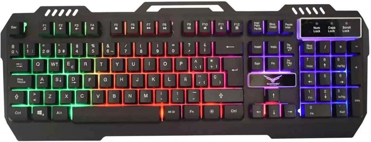 [NA-0925] Kit Gamer Naceb 4En1 Teclado Mouse Mousepad Headset Alambrico Retroiluminado Na 0925