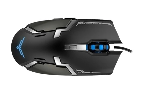 [NA-629] Mouse Naceb Alambrico Na 629 Laser 3200Dpi Led 4 Colores Negro Na 629