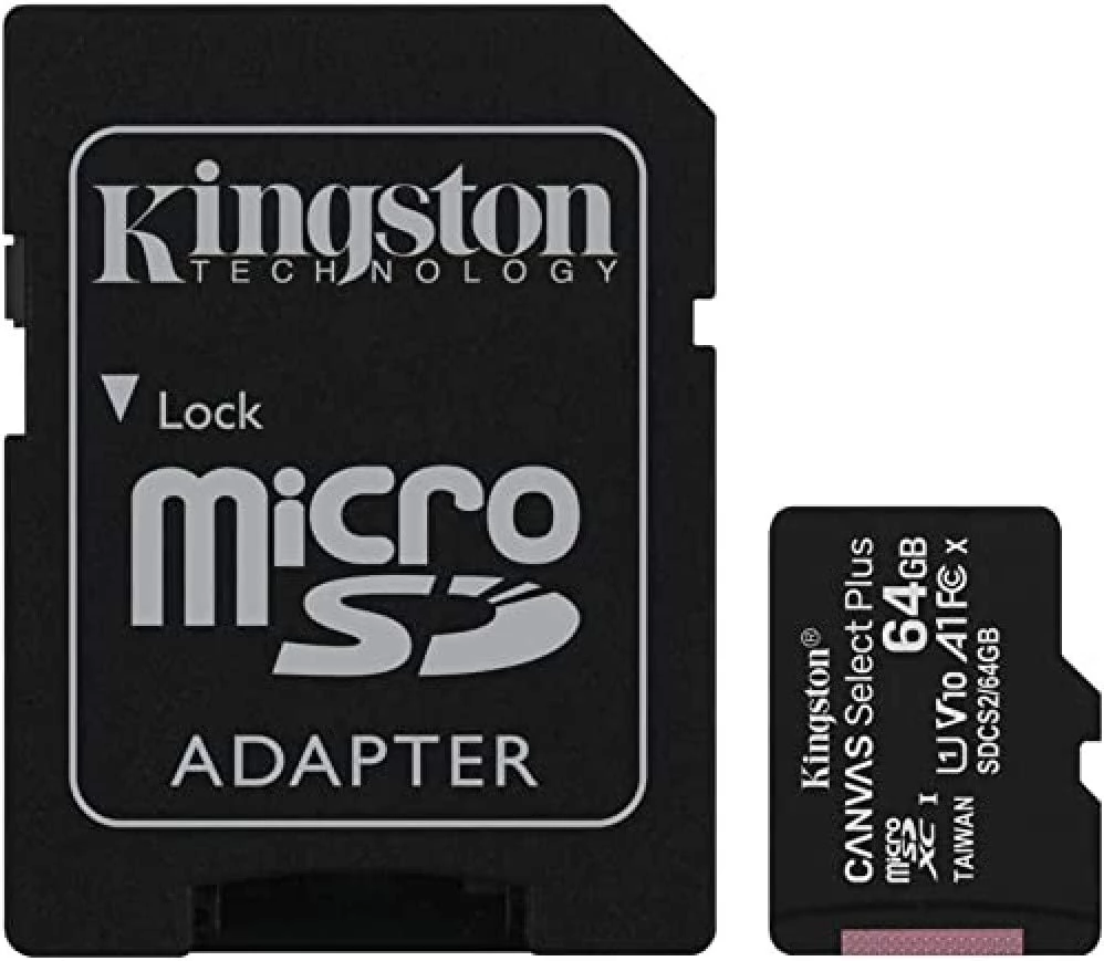 [SDCS2/64GB] Micro Sd Kingston 64Gb Canvas Select Plus Con Adaptador Sd Clase10 Sdcs2 64Gb