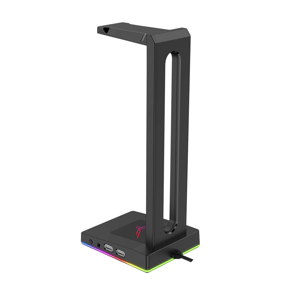 [NA-0952] Base Para Audifonos Naceb Rbg 2 Usb 1 3.5Mm Moltex Na 0952