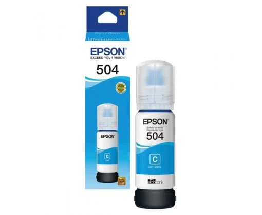 [T504220-AL] Tinta Epson T504 Cyan Serie L Para L4150 Y L4160 T504220 Al