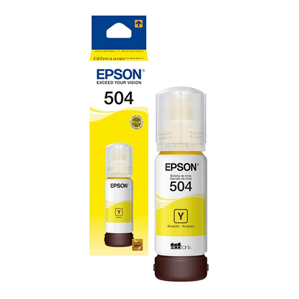[T504420-AL] Tinta Epson T504 Amarillo Serie L Para L4150 Y L4160 T504420 Al