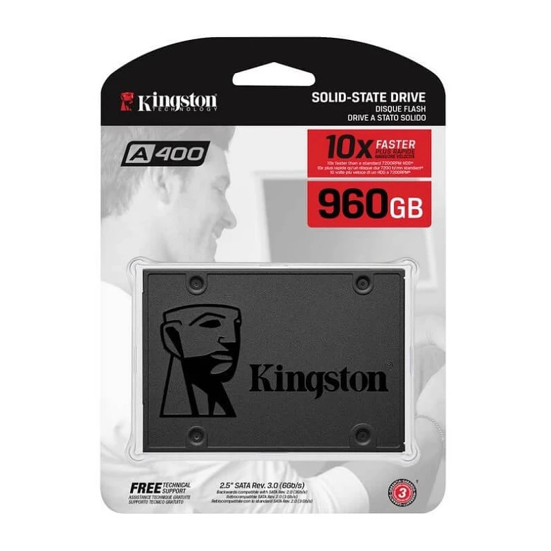[SA400S37/960G] Ssd Interno Kingston Sa400 Sata 960 Gb Sa400S37 960G