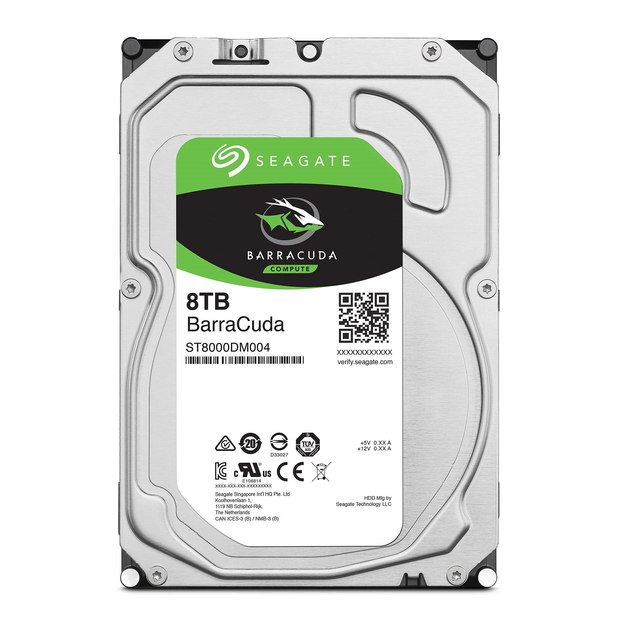 [ST8000DM004] Disco Duro Interno Pc New Seagate Barracuda 8Tb Sata 3.5P St8000Dm004