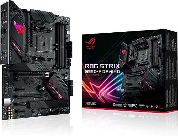 [ROG STRIX B550-F GAMING] Mb Asus B550 F Am4600Mhz 128Gb Dp Ethernet2.5Gb 2M.2 6Sata6Gb Usb3.2Gen2 Pcie3.0 Au