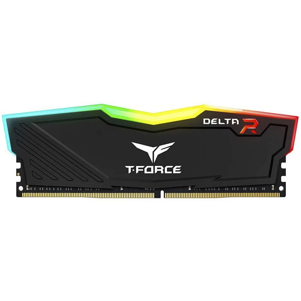 [TF3D416G3200HC16F01] Ram Teamgroup T Force Delta Rgb 16Gb Ddr4 3200 Mhz Pc4 25600 1.35 V Dimm Negro Tf3D416G3200H