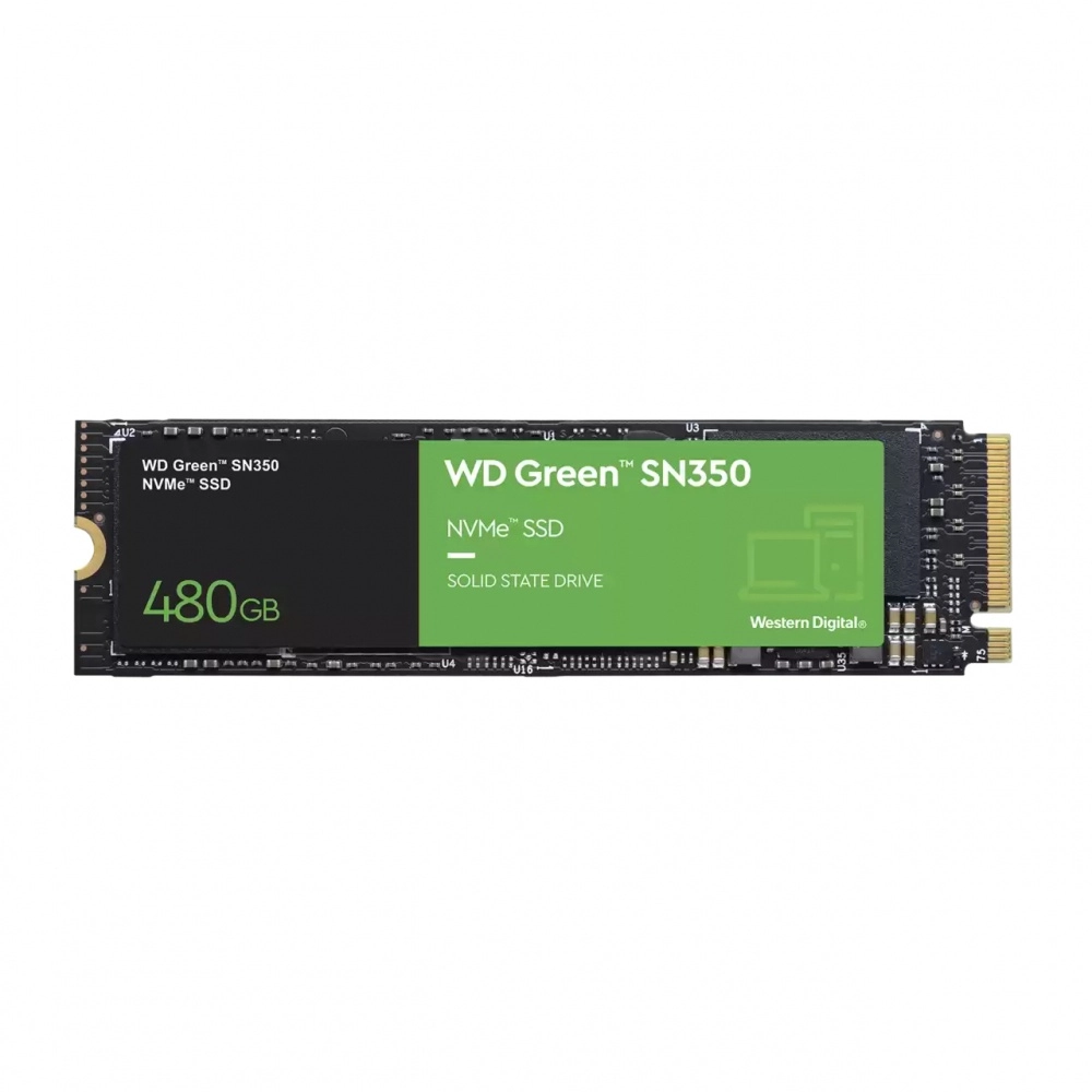 [WDS480G2G0C] Ssd Interno Western Digital Wd Green Sn350 Nvme 480Gb Pci Express 3.0 M2.0 Wds480G2G0C