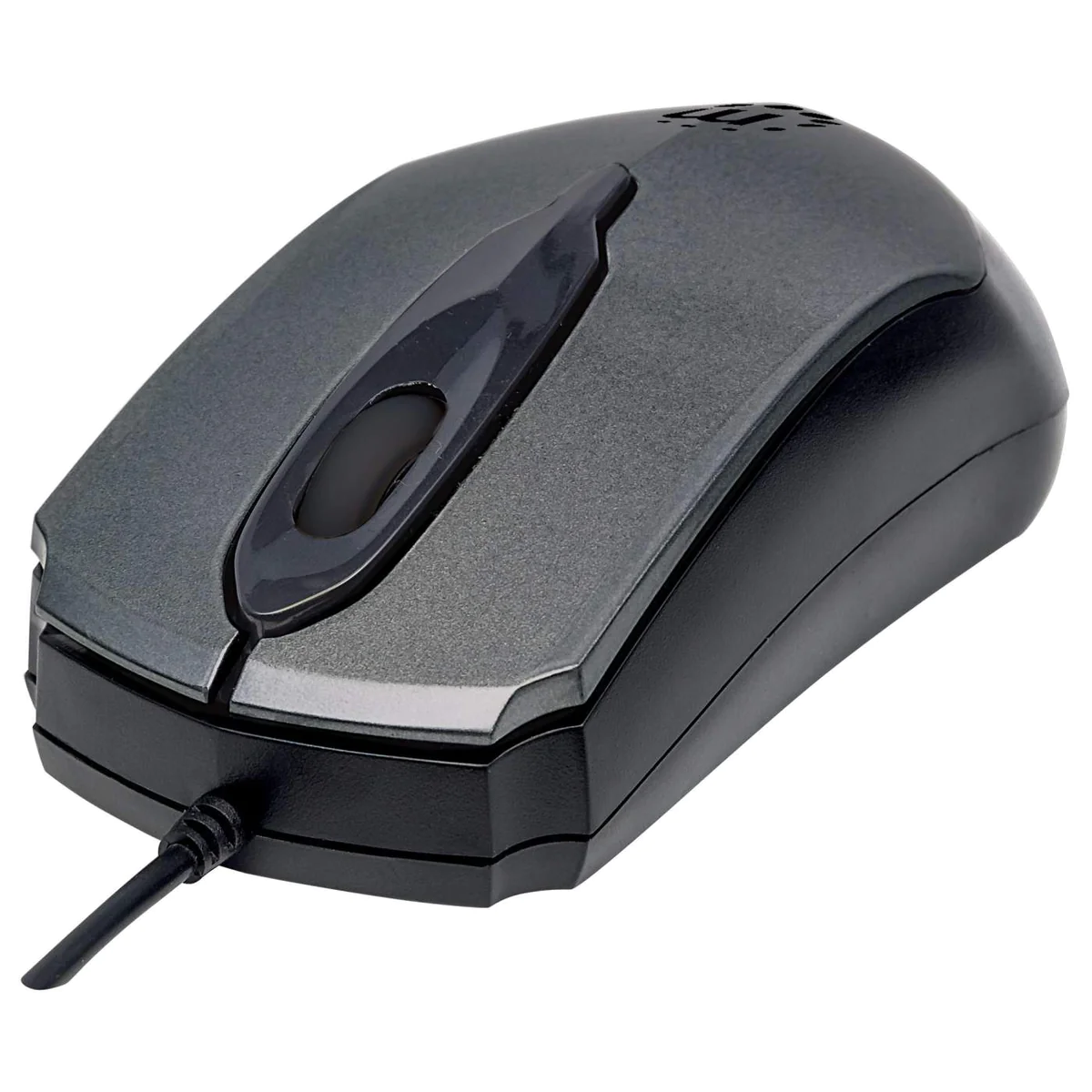 [179423] Mouse Manhattan Edge Usb Optico Alambrico 1 000Dpi 3 Botones Gris