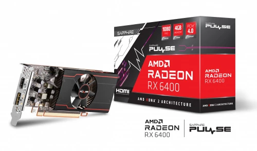 [11315-01-20G] Sapphire Amd Radeon Rx 6400 Gaming 440 Gddr6 Dp Low Profile 11315 01 20G
