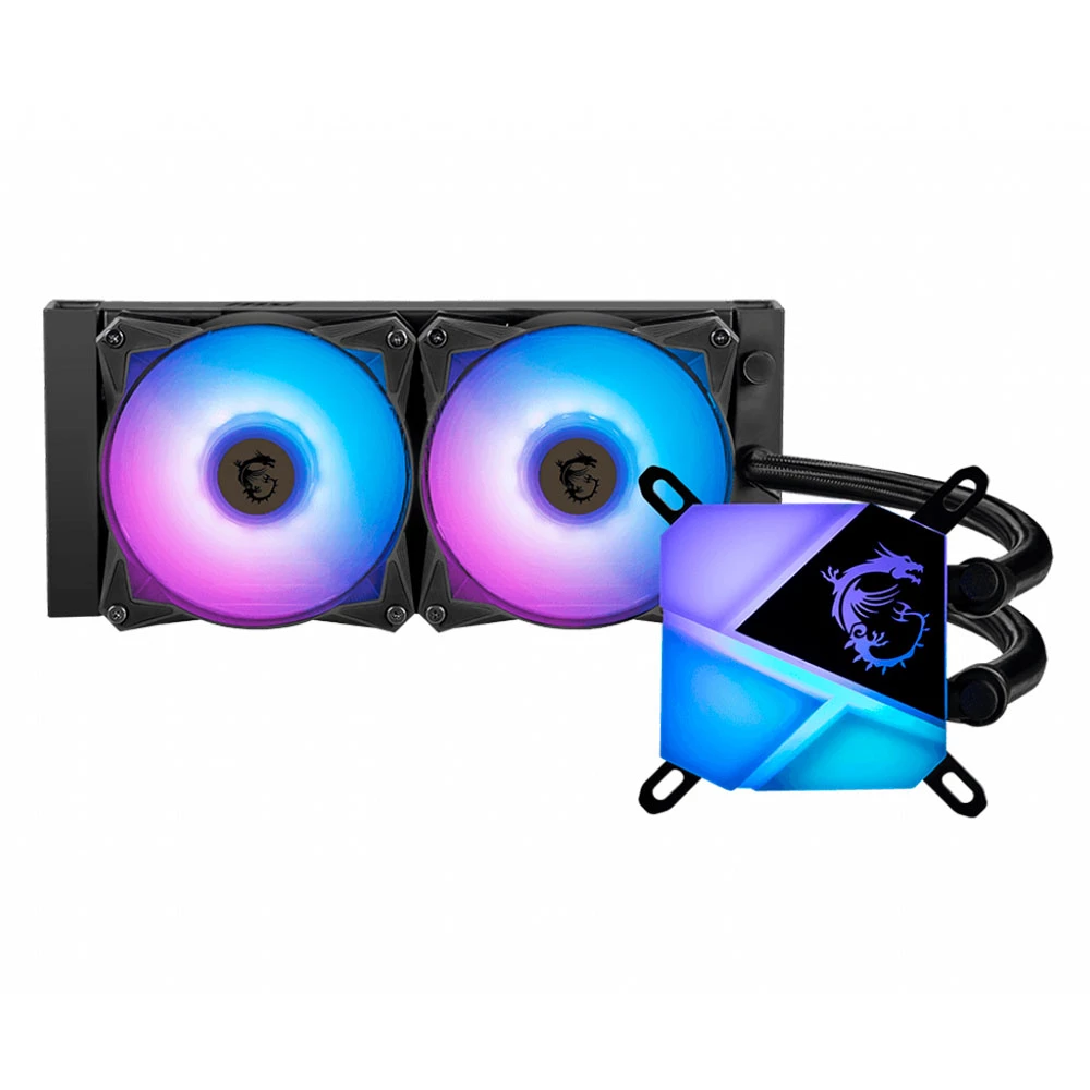 [MAG CORELIQUID C240] Enf Liq Msi Coreliquid C240 240Mm Argb Bomba En Radiador Mag Coreliquid C240