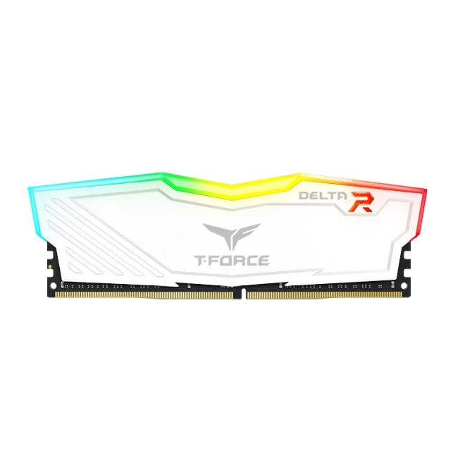 [TF4D432G3200HC16C01] Ram Teamgroup T Force Delta Rgb 32Gb Ddr4 3200 Mhz Pc4 25600 Blanco Tf4D432G3200Hc16C01
