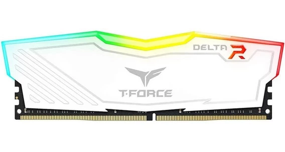 [TF4D432G3600HC18J01] Ram Teamgroup T Force Delta Rgb 32Gb Ddr4 3600 Mhz Pc4 25600 Blanco Tf4D432G3600Hc18J01