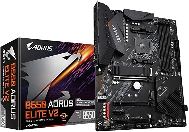 [B550 AORUS ELITE V2] Mb Gigabyte B550 Am128Gb 2133 A 4733Mhz Dp Lan M.2 B550 Aorus Elite V2