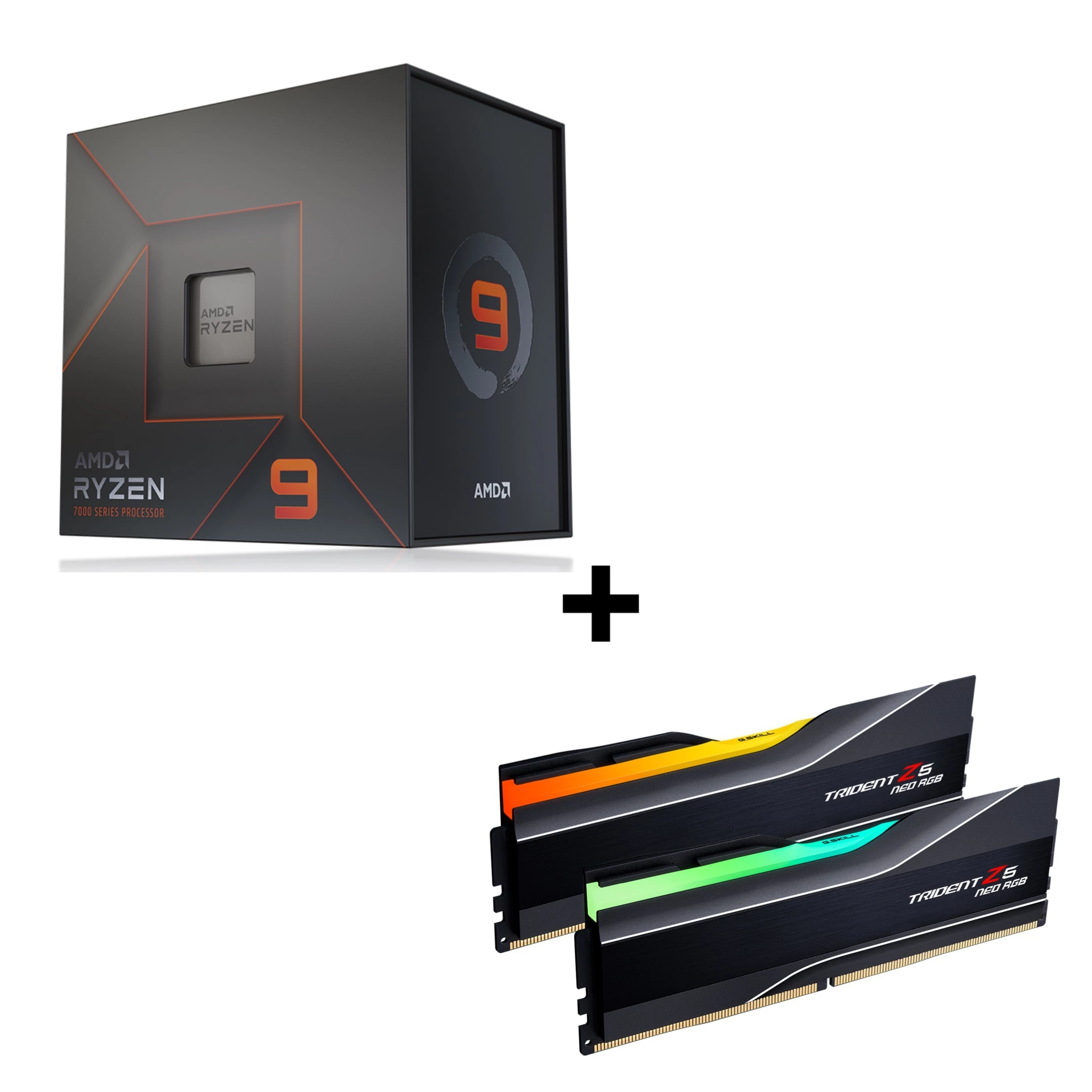 [649275218439] Bundle Cpu Amd Ryzen 9 7900X + Gskill Trident Z5 Neo Ddr5 2X16Gb 6000Mhz Rgb