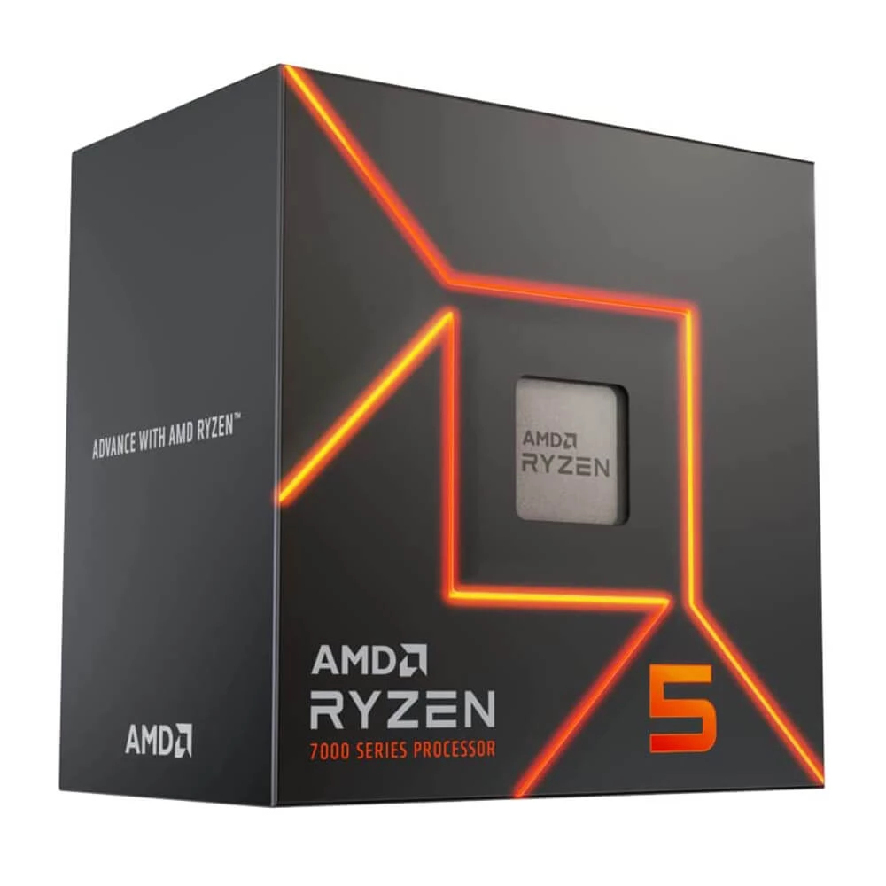 [100-100001015BOX] Cpu Amd Ryzen 5 7600 6Core, 32Mb, 3.8Ghz, Am5