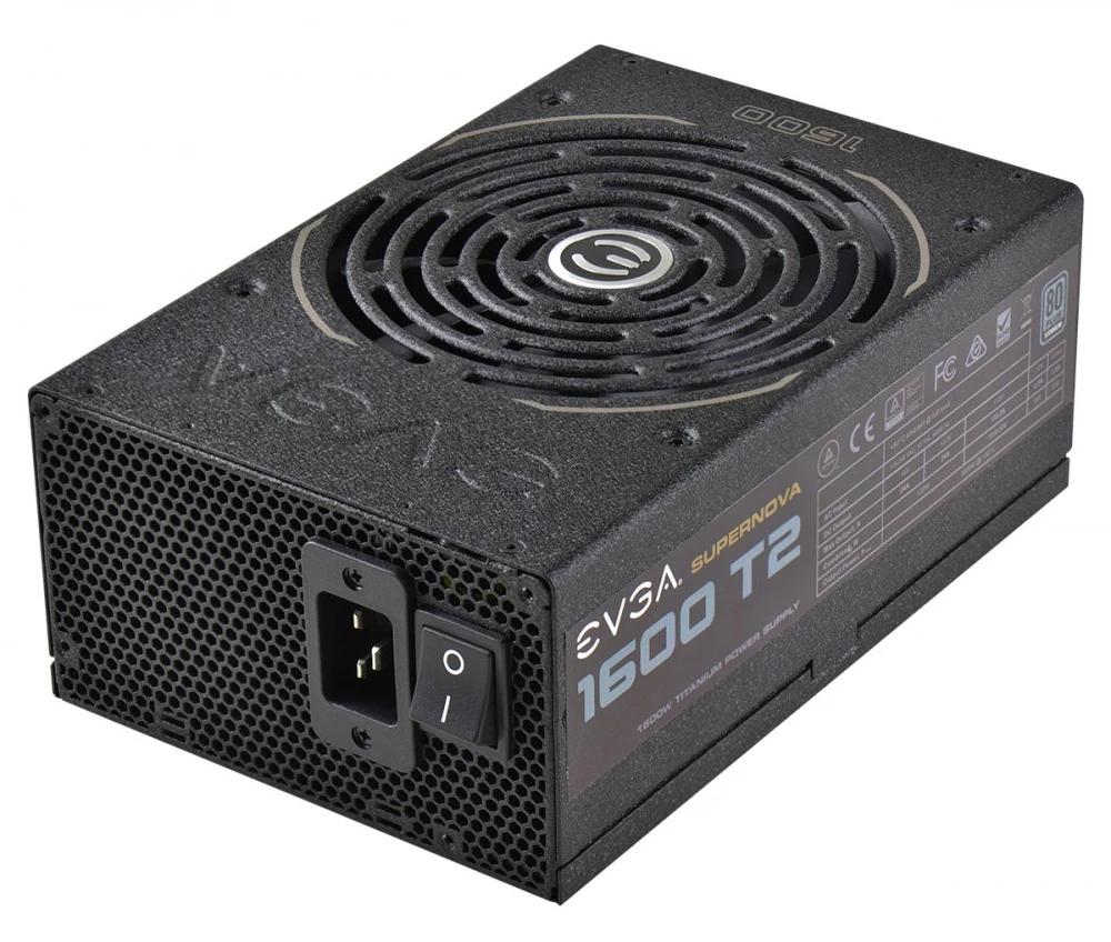 [220-T2-1600-X1] Psu Evga 1600W Supernova T2 80 Plus Titanium Modular
