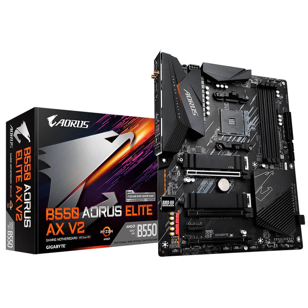 [B550 AORUS ELITE AX V2] Mb Gigabyte B550 Aorus Elite Ax V2 Am4, Ddr4, Atx