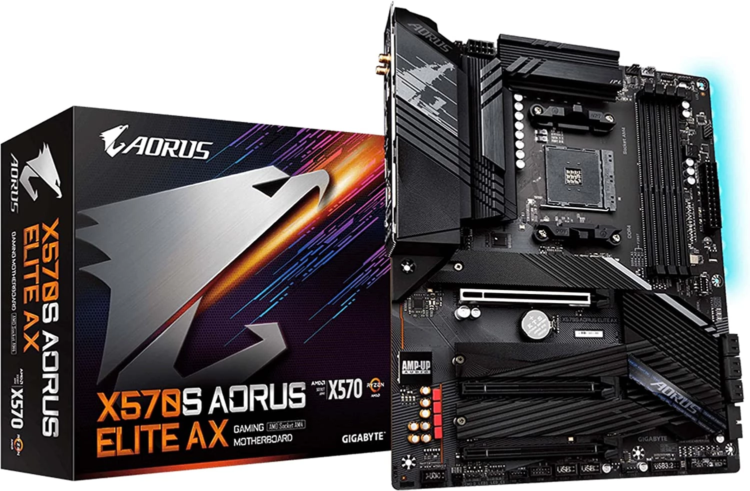 [X570S AORUS ELITE AX] Mb Gigabyte X570S Aorus Elite Ax G11 Am4 Ddr4 Atx