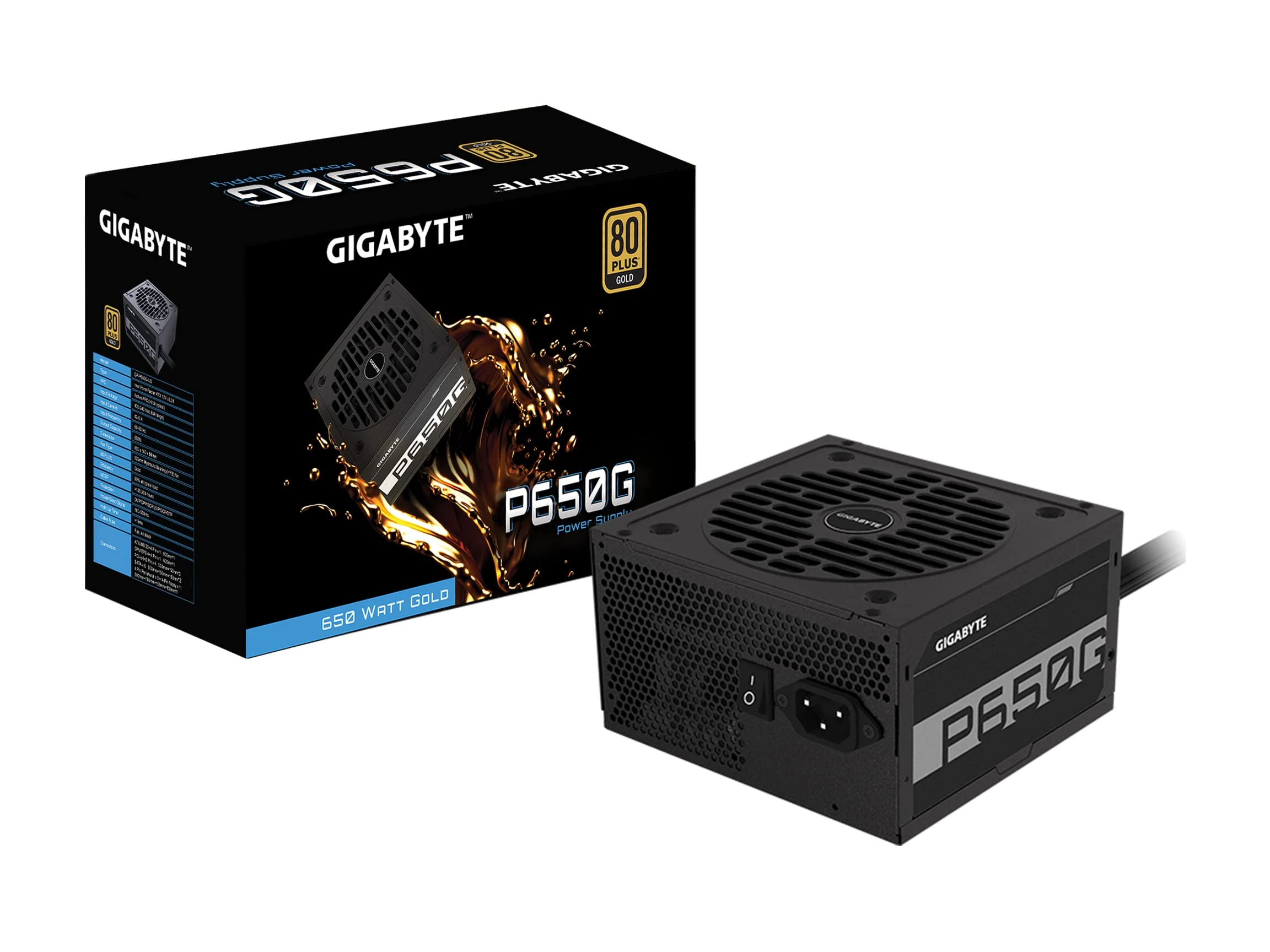 [GP-P650G-US] Psu Gigabyte 650W P650G 80 Plus Gold