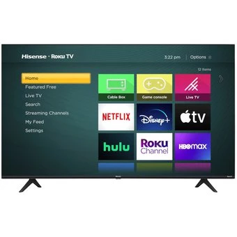 [75R6E4] Tv Hisense 75" 4K Uhd Roku Smart Tv Dolby Vision Hdr+Hdr10 Control Voz Por App Alexa Siri Heygoogle