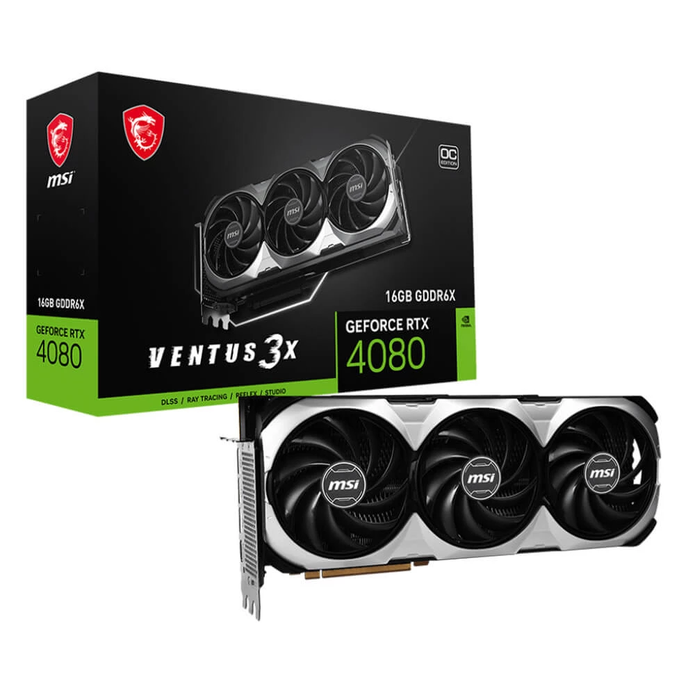 [RTX 4080 16GB VENTUS 3X OC] Gpu Msi Geforce Rtx 4080 16Gb Ventus 3X Oc Gddr6X