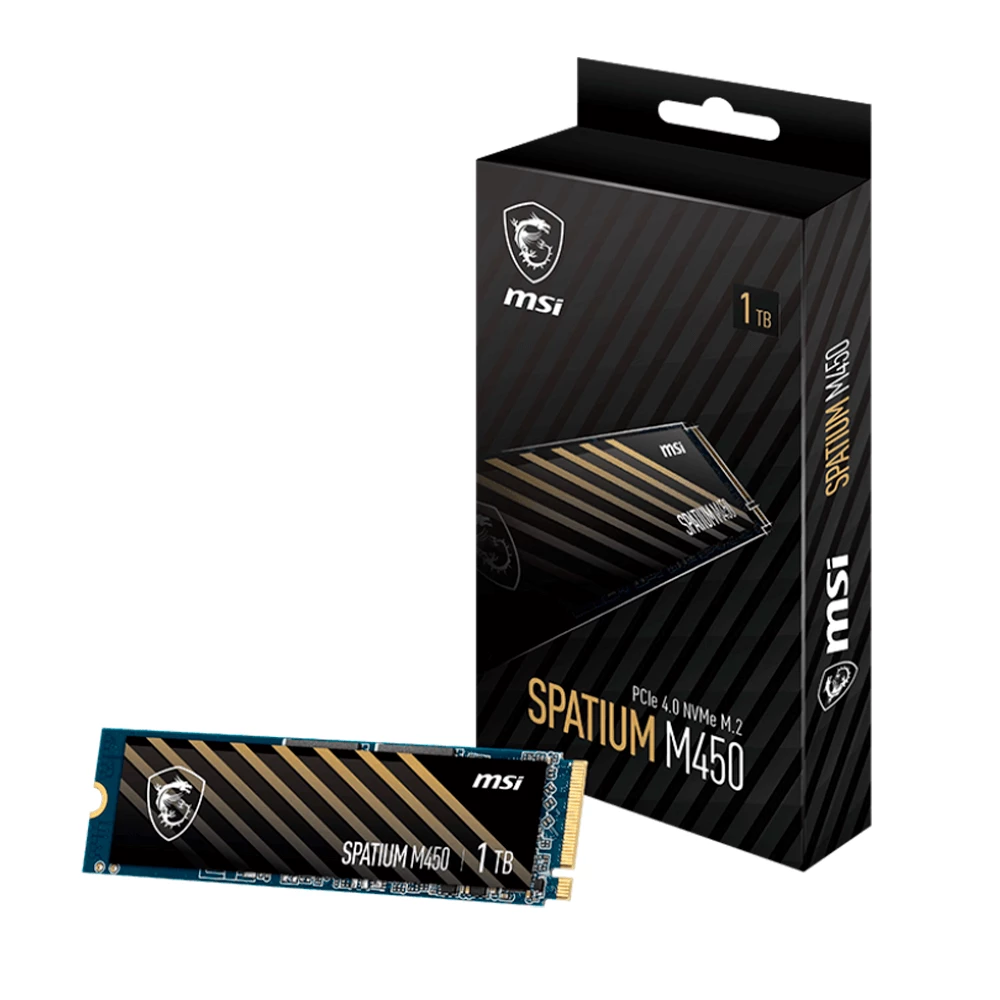 [SPATIUM M450 PCIE 4.0 NVME M.2 1TB] Ssd Msi Spatium M450 1Tb Pcie 4.0 Nvme M.2 2280