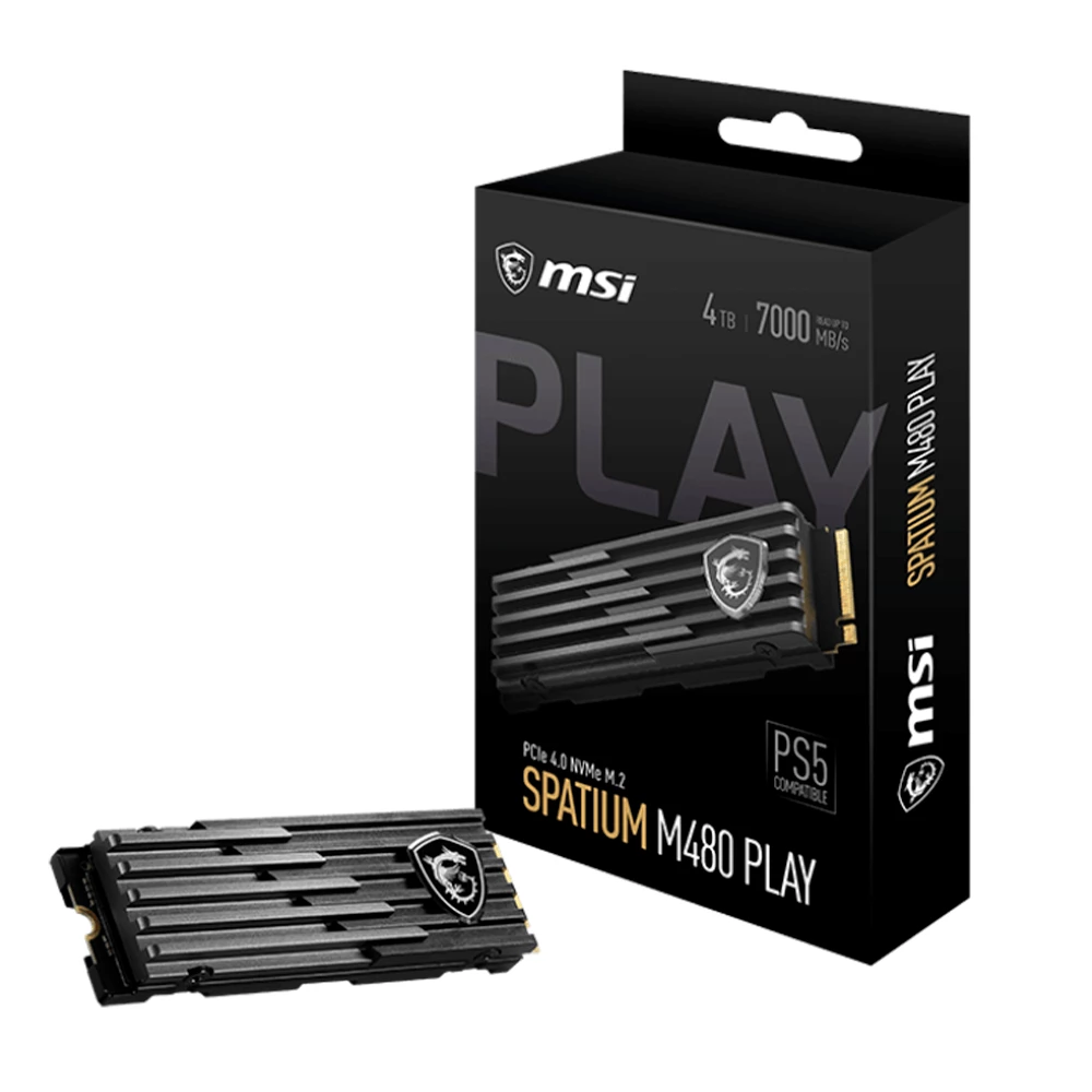 [SPATIUM M480 PCIE 4.0 NVME M.2 1TB PLAY] Ssd Msi Spatium M480 1Tb Pcie 4.0 Nvme M.2 2280 Play