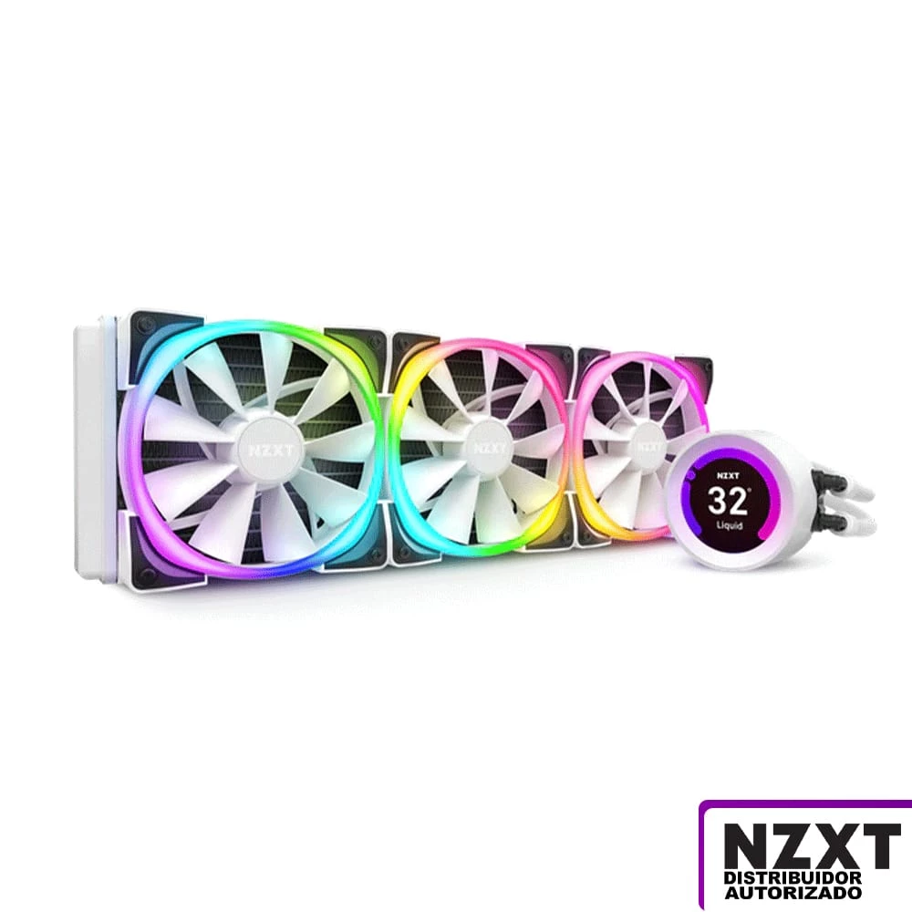 [RL-KRZ73-RW] Eliq Nzxt Kraken Z73 360Mm Blanco Matte Rgb