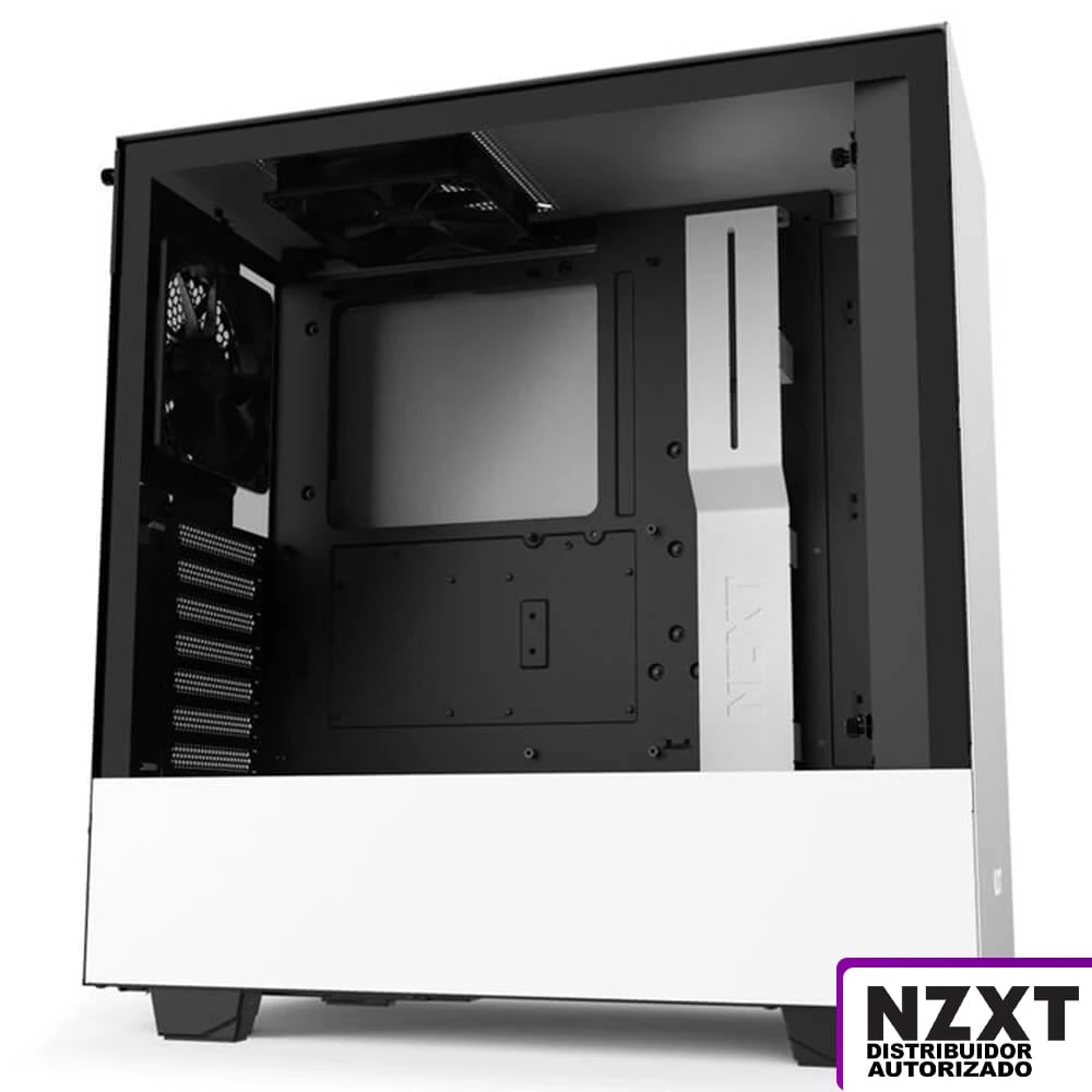 [CA-H510B-W1] Gab Nzxt H510 Compact Blanco, Atx