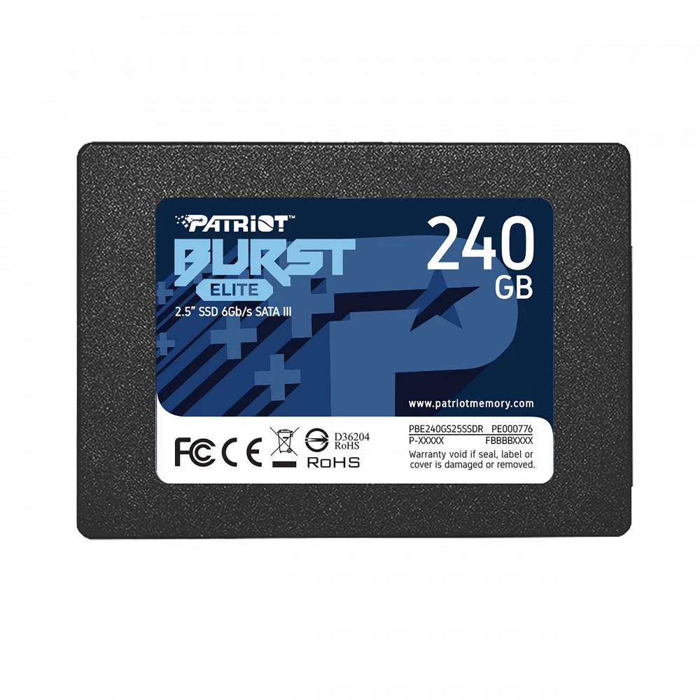 [PBE240GS25SSDR] Ssd Patriot Burst Elite 240Gb Sata Iii 2.5"