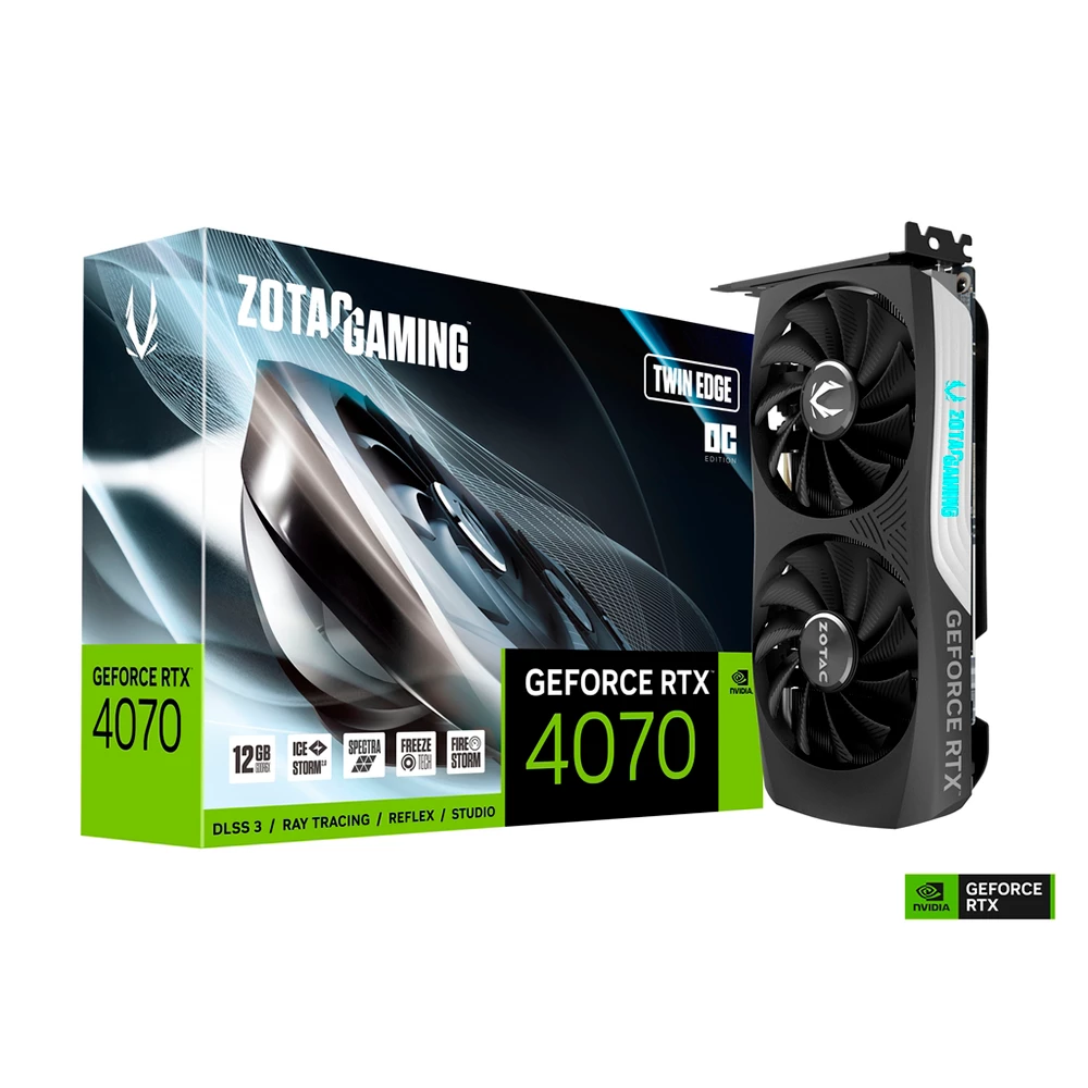 [ZT-D40700H-10M] Gpu Zotac Gaming Geforce Rtx 4070 Twin Edge Oc 12Gb Gddr6X