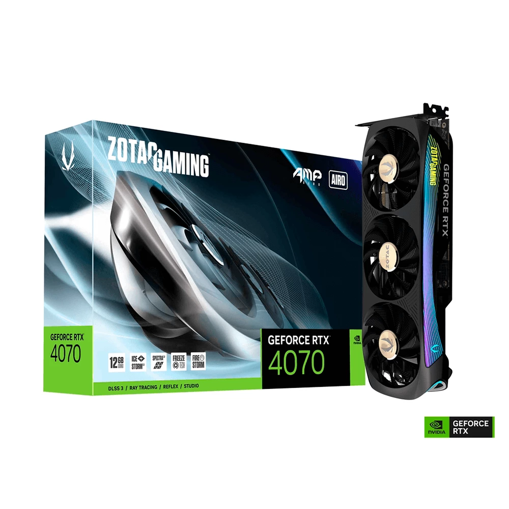 [ZT-D40700F-10P] Gpu Zotac Gaming Rtx 4070 Amp Airo 12Gb Gddr6X