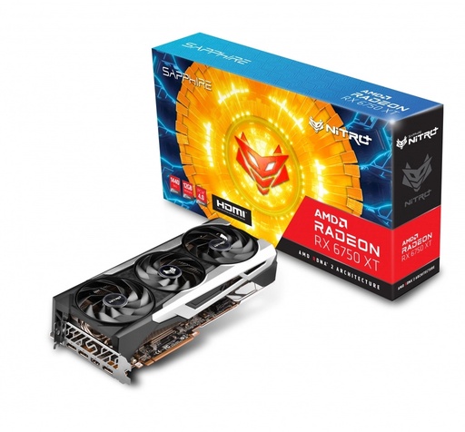 [11318-01-20G] Sapphire Nitro Amd Radeon Rx 6750 Xt Gaming 12Gb Gddr6 192 Bit Amd Rdna 2 1 11318 01 20G