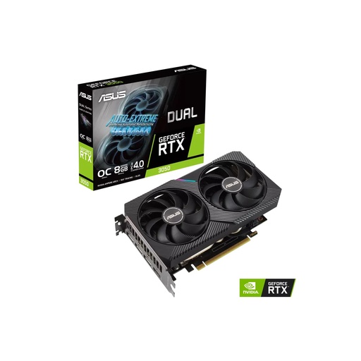 [DUAL-RTX3050-O8G] Tarjeta De Video Asus Dual-Rtx3050-O8G Gddr6 128Bit Pci-E 4.0 3*Dp 8K Dual Fan 8K