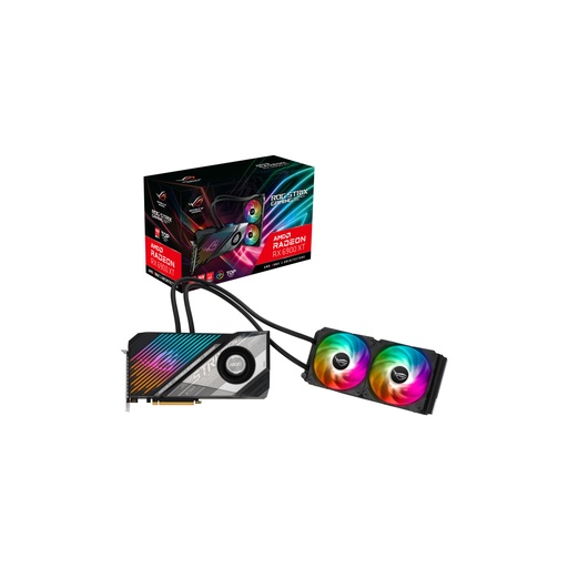 [ROG-STRIX-LC-RX6900XT-T16] Tarjeta De Video Asus Rog-Strix-Lc-Rx6900Xt-T16G-Gamingpci-E 4.0 Dp Radiador Liquido Leviatan