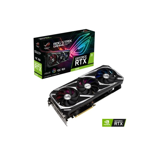 [ROG-STRIX-RTX3050-O8G-GAM] Tarjeta De Video Asus Rog-Strix-Rtx3050-O8G-Gaming 128-Bit Pci-E 4.0 3*Dp 2*8K Tri Fan