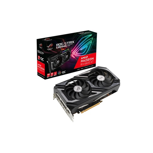 [ROG-STRIX-RX6600XT-O8G-GA] Tarjeta De Video Asus Rog-Strix-Rx6600Xt-O8G-Gaming 128-Bitpci-E 4.02.13*Dp1.4Adual Fan