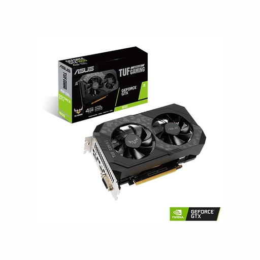 [TUF-GTX1650-4GD6-P-GAMING] Tarjeta De Video Asus Tuf-Gtx1650-4Gd6-P-Gaming Gddr6 128Bit Pci-E 3.0 Dvi-D Dp1.4 Dual Fan