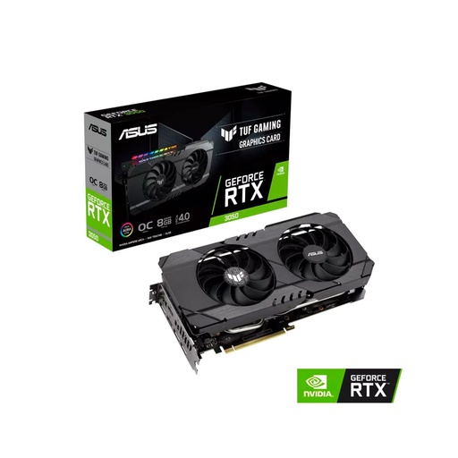 [TUF-RTX3050-O8G-GAMING] Tarjeta De Video Asus Tuf-Rtx3050-O8G-Gaming Gddr6 128Bit Pci-E 4.0 3*Dp 2*8K Dual Fan