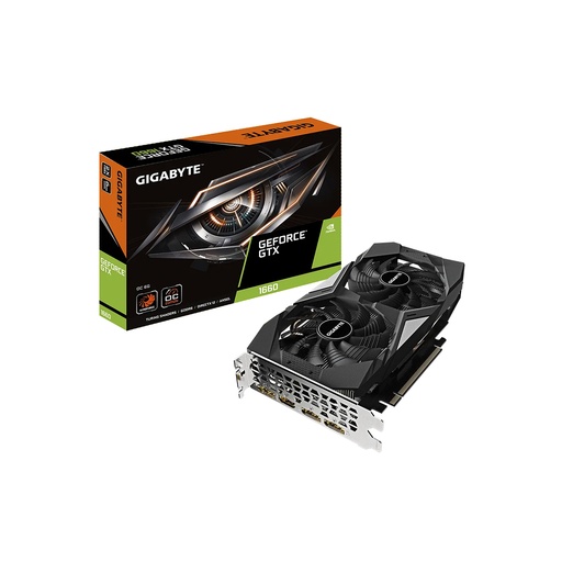 [GV-N1660OC-6GD] Tarjeta De Video Gigabyte Gv-N1660Oc-6Gd Gtx 1660 Oc 6G Ddr5 192Bithdmi*1Dp*3